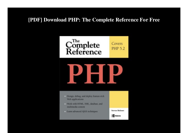 Mcgraw Hill Php Complete Reference.pdf